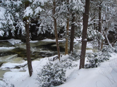 CliffSide Falls In The Winter1